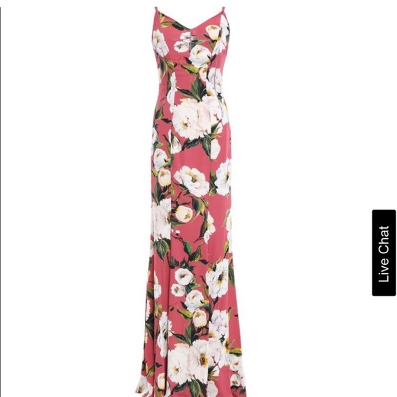 DOLCE GABBANA PINK FLORAL SILK dress IT42 (size 40-small) authentic - Picture 1 of 13